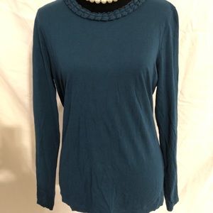 Talbots Woman size 2 long sleeve shirt